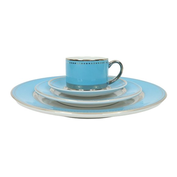 CRU Lauderdale Pattern Darbie Angell 4-Piece Place Setting China Dinnerware Box - Picture 10 of 10